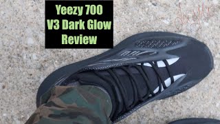Yeezy 700 V3 Dark Glow On Foot