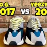Yeezy 700 “Wave Runner” Comparison 2017 vs 2021