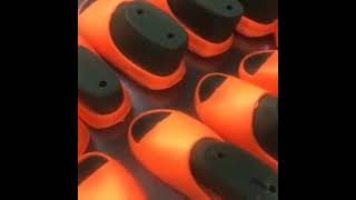 Yeezy slide orange orignal materials factory making review from cssfactory.ru
