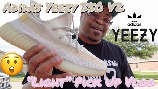 #light #yeezy350 These are crazy good in hand! Adidas Yeezy 350 V2 Light Pick up Vlog | Kings23Kicks