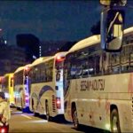 全国から結集した観光バスがオリンピック輸送に総動員される！