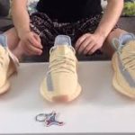 Adidas Yeezy Boost 350 V2 “Linen”麻布奶油 对比测评