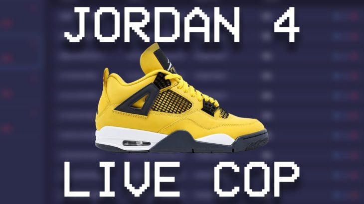 Botting the Jordan 4 Lightning, Yeezy 350 Light, & More – Live Cop Ep 36
