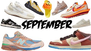 Die besten Sneaker Releases im September 2021 (Jordan, Yeezy, Nike, Adidas, Sacai, CLOT, Dunk…)
