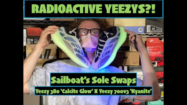 FRANKENSTEIN YEEZYS?! Sailboat’s Sole Swap Hybrids: Yeezy 700v3 Kyanite X Yeezy 380 Calcite Glow