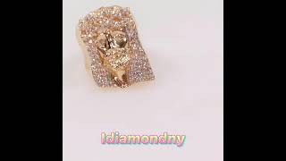 Jesus ring Yeezy pendant kanye jewelry #jesus #amen #idiamondny