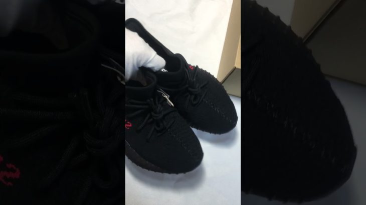 [QC] yeezy boost 350 V2 bred in hand – luckshoes