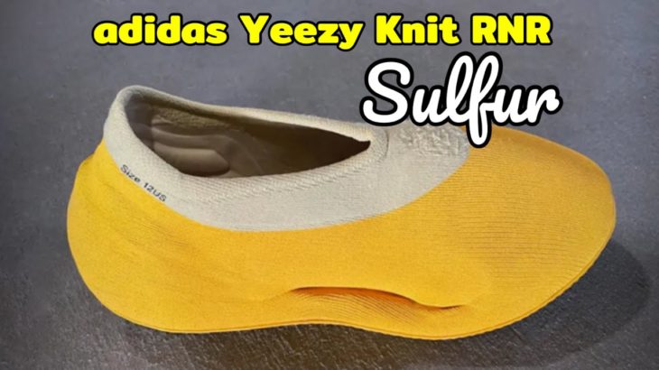 SULFUR adidas Yeezy Knit RNR Detailed Look and Release Update