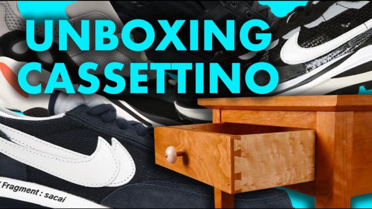 UNBOXING a CASSETTINO: Sacai, Fragment, Yeezy, Bad Bunny!! 🔥👟 #delfinosneakers #sneakers #unboxing