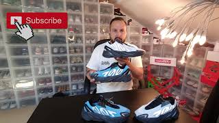 Unboxing Yeezy 700 mnvn! Bright Cyan oder Blue Tint?