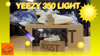 YEEZY 350 V2 LIGHT CHANGES COLOR 😱 FULL REVIEW & UNBOXING