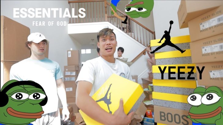 📦 Yeezy Slides + Fear of God Essentials + More Unboxing!!!! (With Friends)
