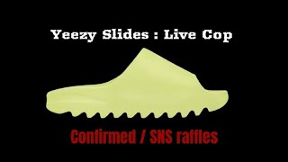 Yeezy Slides Live Cop – Confirmed drawing