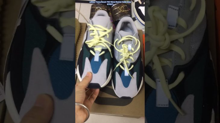 #shorts#yeezy Review Adidas Yeezy Boost 700 Wave RunnerSolid Grey B75571 from kicklois
