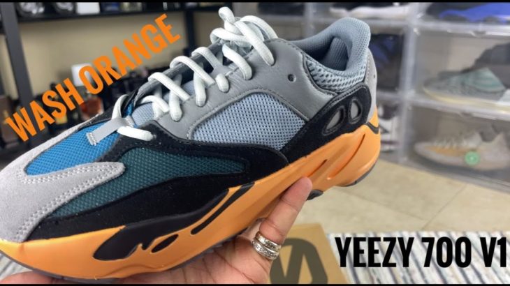 Adidas Yeezy 700 V1 Wash Orange unboxing and review