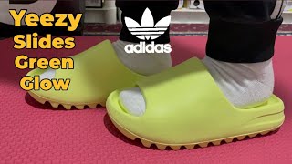 Adidas Yeezy Slides Glow Green