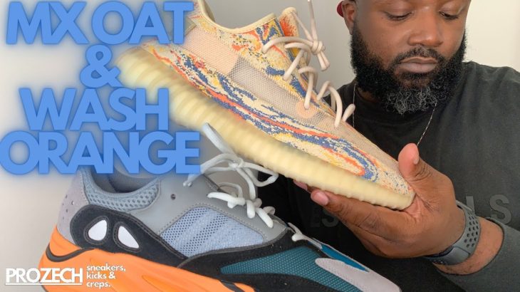 STILL AVAILABLE FOR UNDER RETAIL?!?! YEEZY 350 V2 MX OAT & YEEZY 700 WASH ORANGE DOUBLE REVIEW