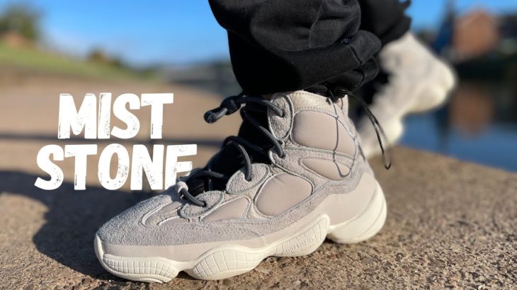 The Most Popular Yet!? Yeezy 500 High Mist Stone Review & On Foot