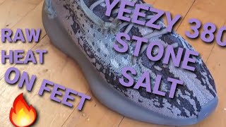 YEEZY STONE SALT 380’S (ON FEET)