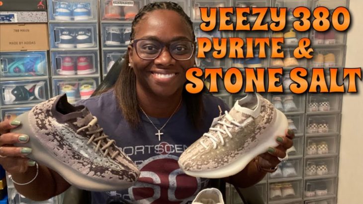 Yeezy 380 Pyrite & Stonesalt REVIEW/UNBOXING!!!!