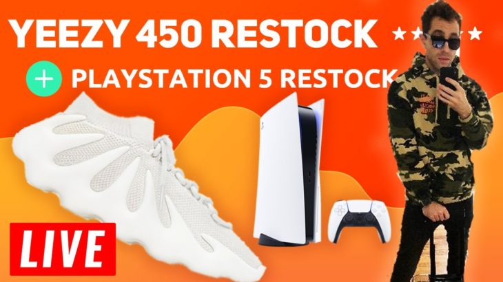 Yeezy 450 Cloud White Restock & PS5 Target Restock | Live Cop In-Stock Alerts How to Cop Live Stream