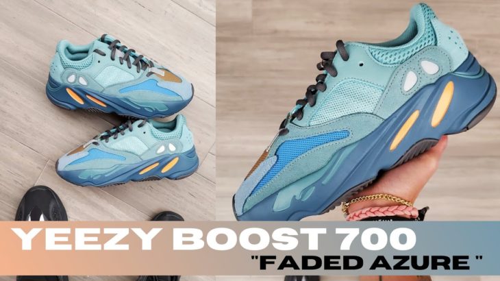 ADIDAS YEEZY BOOST 700 Faded Azure! FUN New Colorway! In Hand Look! #shorts