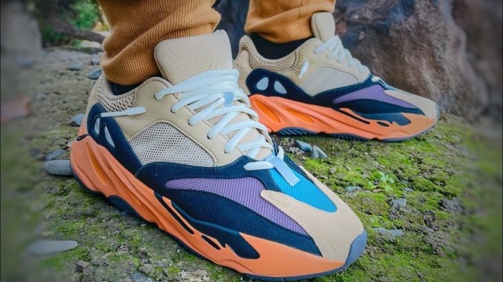 Adidas Yeezy 700 “Enflame Amber” 2021 Unboxing and on feet.