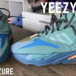 Adidas Yeezy 700 Faded Azure On Feet Review