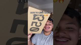 HOW TO LEGIT CHECK YEEZY 350s!! *MUST WATCH* #shorts