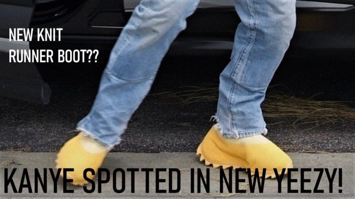 NEW YEEZY LEAKED! Yeezy Knit Runner Boot Sulfur -FIRST LOOK-