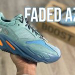THE YEEZY 700 FADED AZURE IS ELITE! ON FEET REVIEW