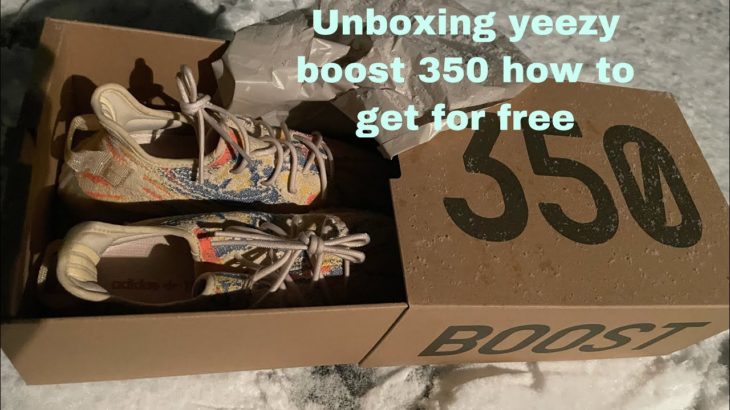 UNBOXING HOW TO GET FREE YEEZY BOOST 350#bhadztvdon#unboxing#yeezyboost350
