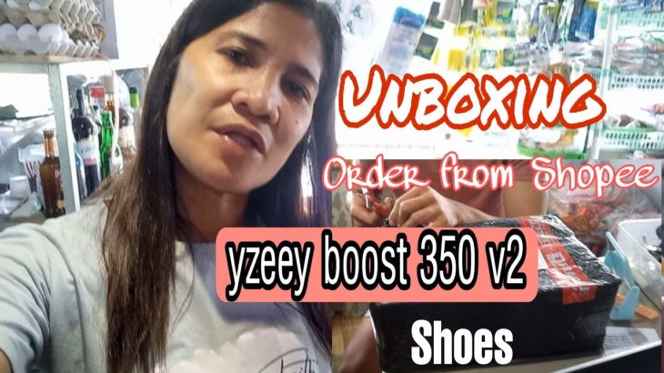 UNBOXING YEEZY BOOST 350 V2 SHOES|From shopee||Justglenly