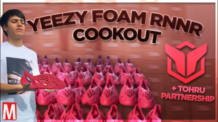 YEEZY Foam Runner Vermillion Ochre LIVE COP $7500+ PROFIT | Tohru Partnership, Yeezy Boot COOKOUT!