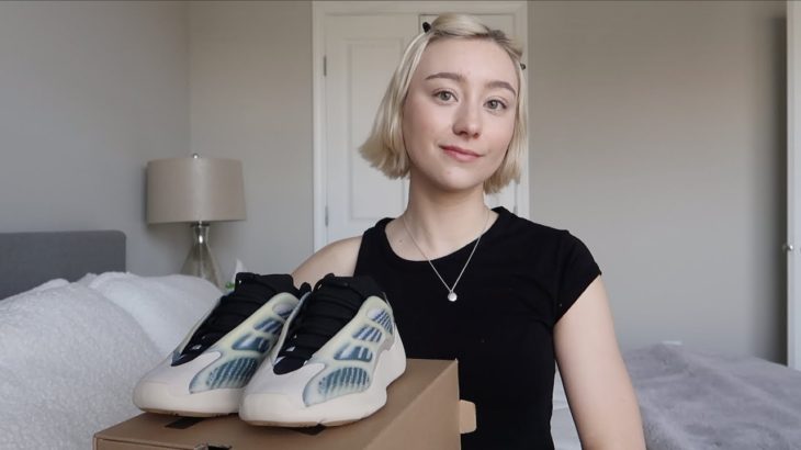 Yeezy 700 V3 Sneakers in Kyanite Unboxing, Try-On, and Styling
