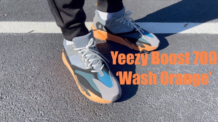 Yeezy Boost 700 ‘Wash Orange’ On Feet Look & More!!!