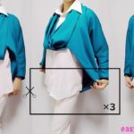 簡単なジャケットの作り方・縫い方・rectangle series・very easy jacket