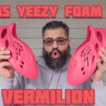 ADIDAS YEEZY FOAM RNNR VERMILION GW3355 QUICK COMPARISON WITH NIKE AIR YEEZY 2 RED OCTOBERS