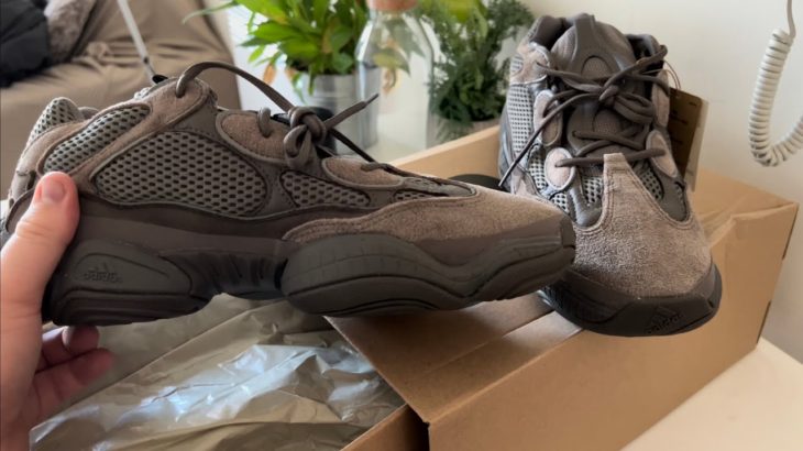 Adidas Yeezy 500 Clay Brown Unboxing / Try On