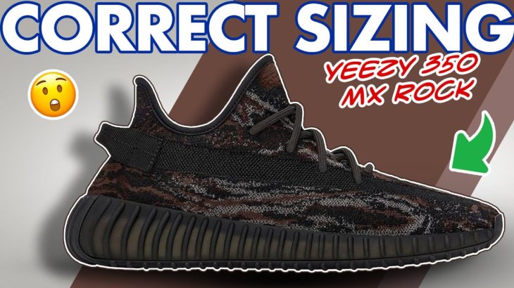 ⚠️ Sizing guide for the Yeezy 350 MX Rock – Watch before you buy Yeezy MX Rock #shorts