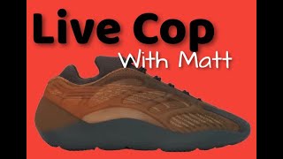 Yeezy 700 V3 Copper Fade : Live Cop – Got in after 1 hour. Thanks for viewing.