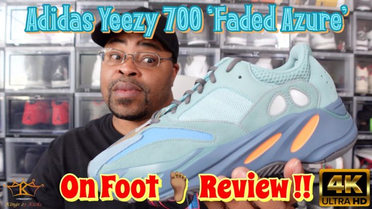#azure #yeezy #unboxing Adidas Yeezy 700 Faded Azure On Foot Review!! | Kings23Kicks