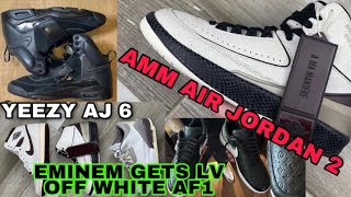 A Ma Maniere Air Jordan 2 Sneaker Detailed look,KANYE YEEZY AJ 6 Eminem Louis Vuitton OFF WHITE AF1