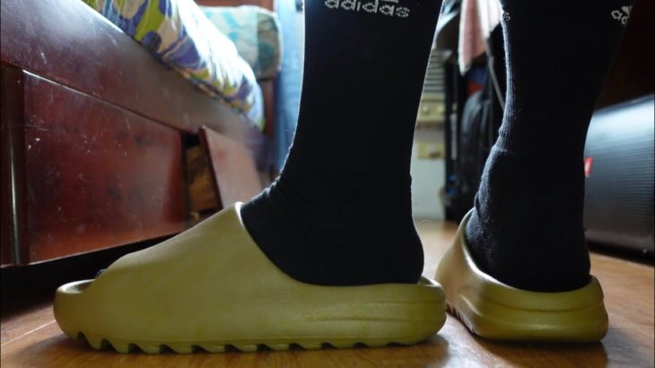 Adidas YEEZY SLIDE OCHRE | On Feet | Unboxing