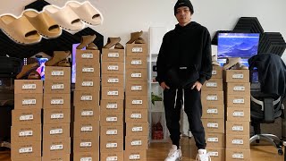 Buying 60+ Yeezy Slides FOR RETAIL – Sneaker Botting Reselling Vlog