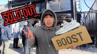 CAMP OUT VERY LIMITED YEEZY 350 V2 BLUE TINT 2022 PICK UP VLOG