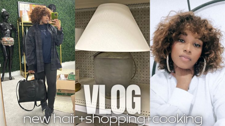 GORGIUS CURLY WIG, CLOSET CLEAN OUT, YEEZY 500, TARGET SHOPPING BEDROOM LAMPS, EASY POTATO RECIPE