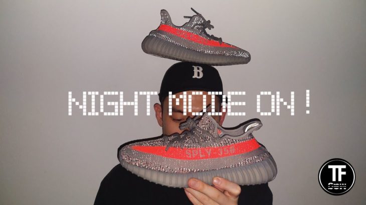 [Night Mode On!] Yeezy 350 Beluga RF(Reflective) Unboxing Review & On Feet [4K]