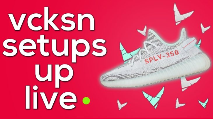 Setting Up For Yeezy 350 Blue Tints LIVE!! Answering ALL Questions!