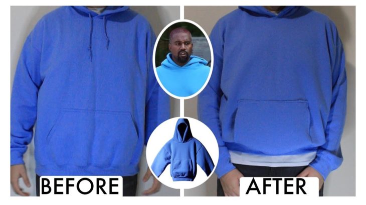 Tailor your Gildan Hoodie into Yeezy Gap Perfect Hoodie |Cropped| |Drop Shoulder|